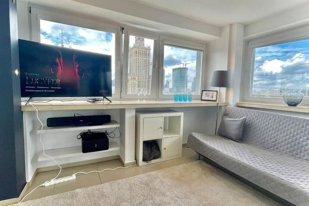 Sawa Apartment 2Xmetro Wifi 500 Mbs 50'Tv Netflix Hbo Appletv+ Varsovia Exterior foto